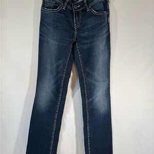 Aiko Indigo Straight Leg Jeans